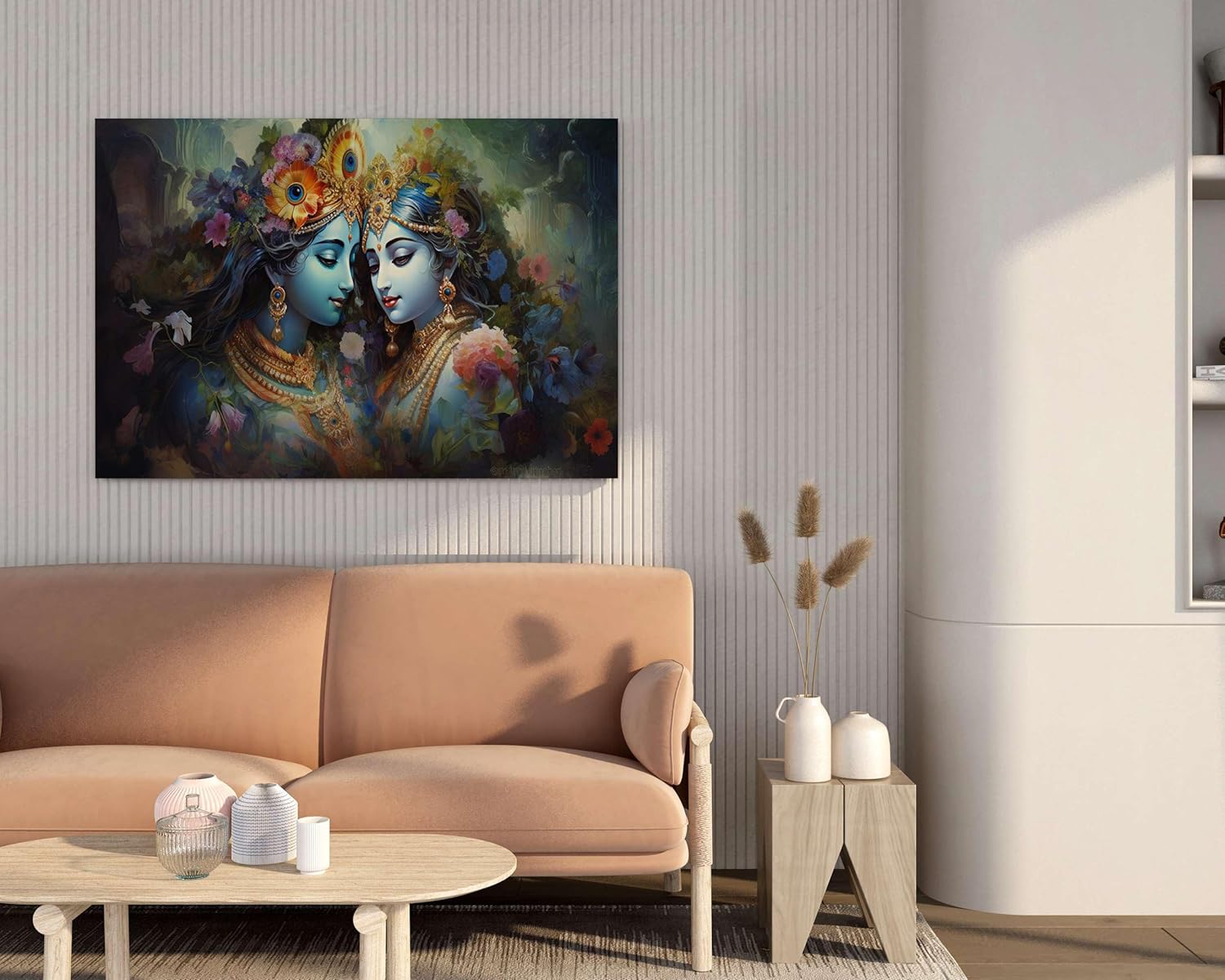 Radha Krishna Paintings For Wall Decorat...