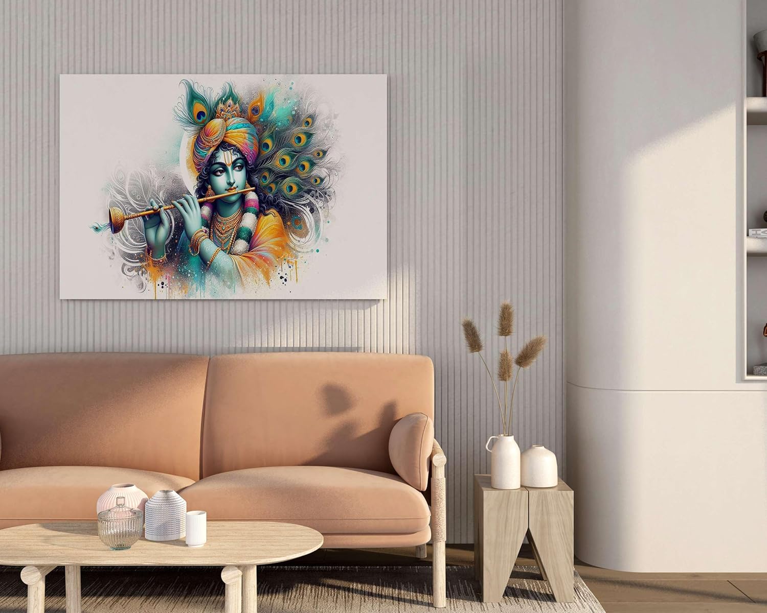 Radha Krishna Paintings For Wall Decorat...