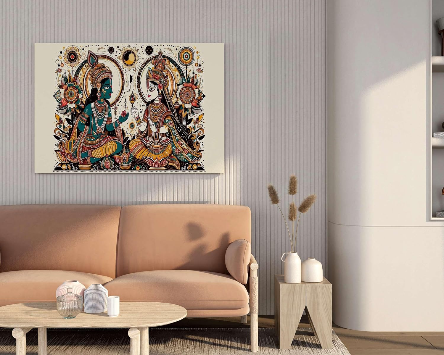 Radha Krishna Paintings For Wall Decorat...