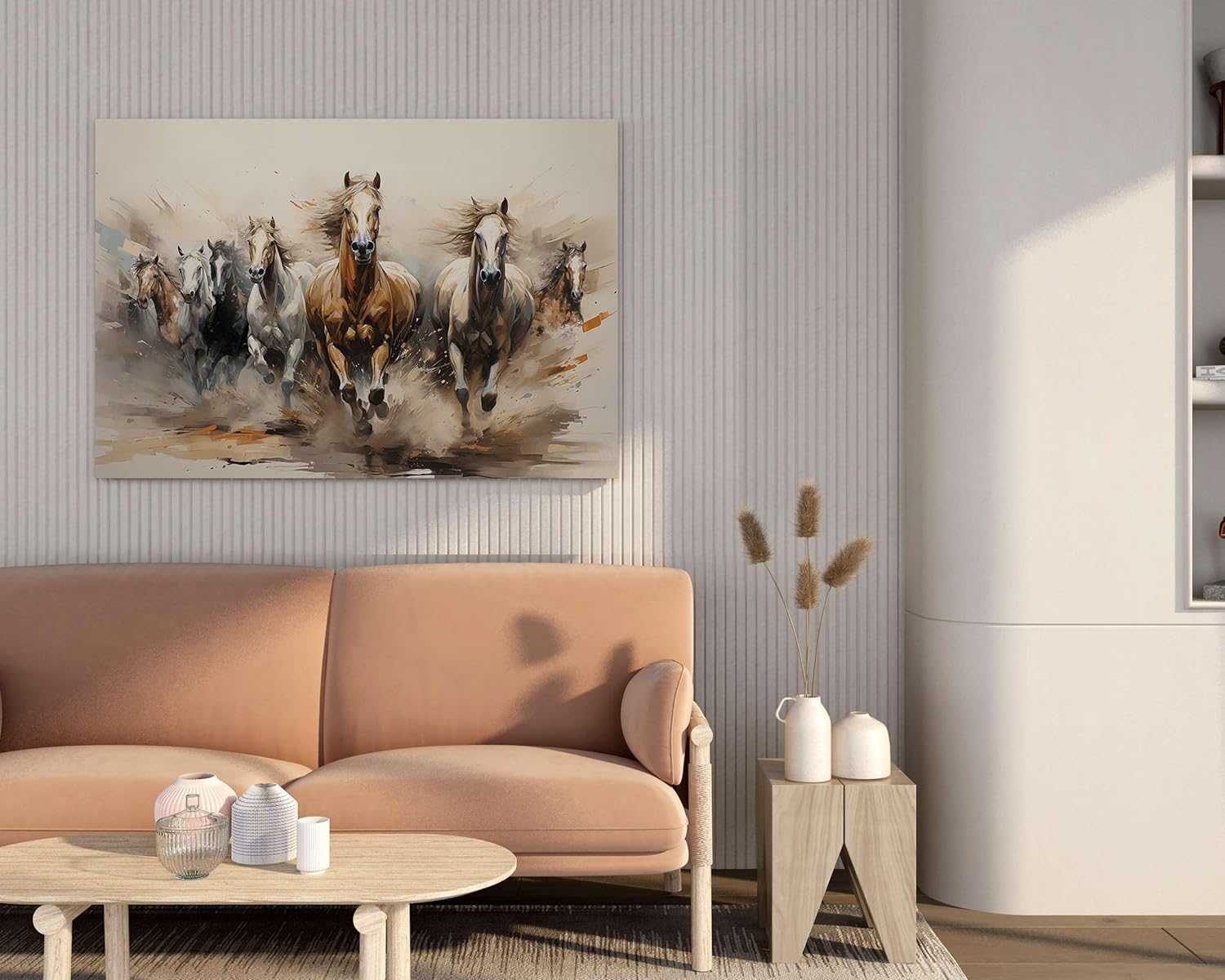 Seven Horse Painting For Wall Decoration...