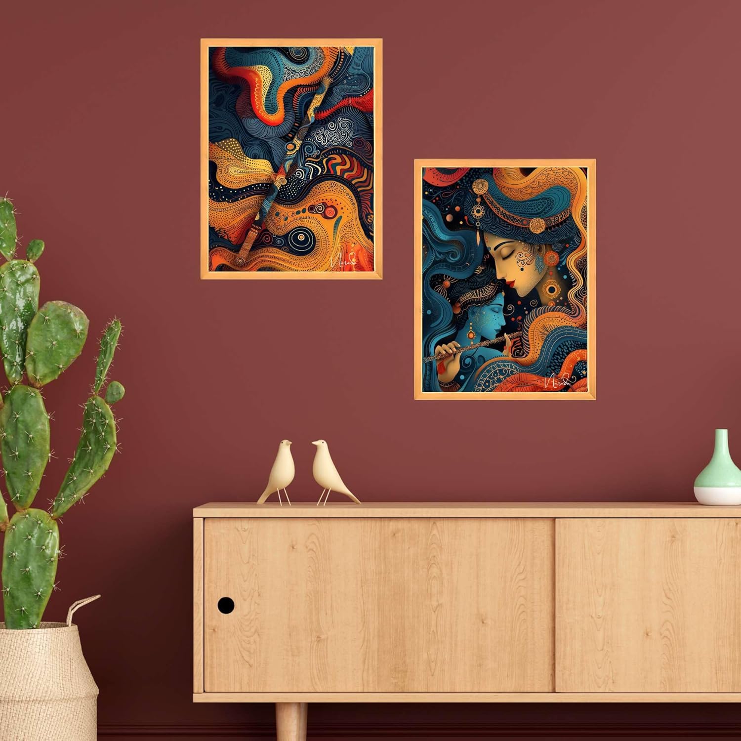 Wall Paintings Set of Two for Wall Dacor...