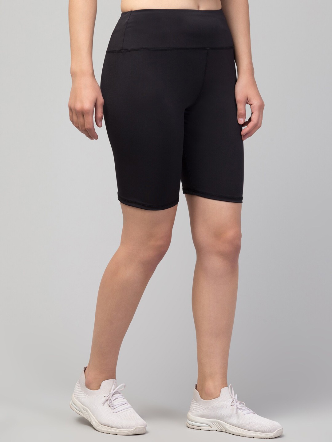 Women’s Fancy Solid Shorts – Yoga, Gym,...