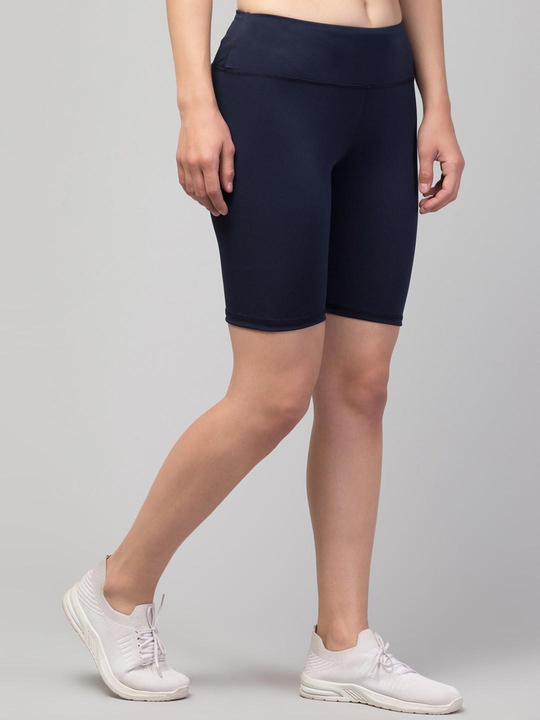 Women’s Fancy Solid Shorts – Yoga, Gym,...