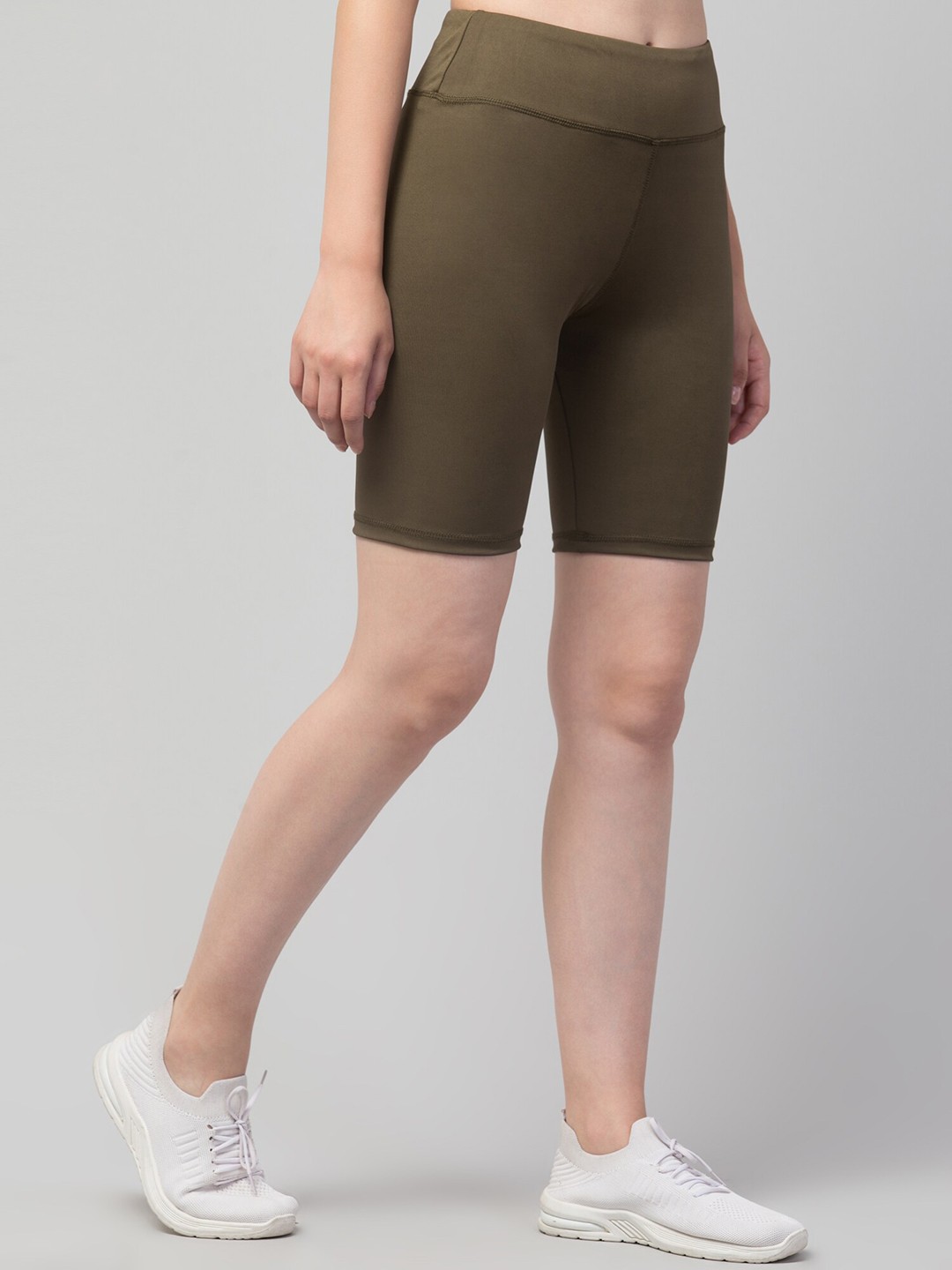 Women’s Fancy Solid Shorts – Yoga, Gym,...