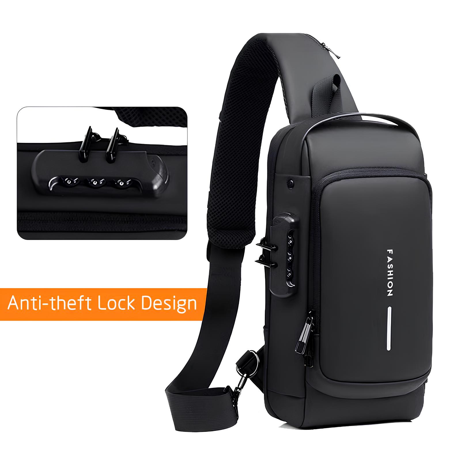 Waterproof Polyester Slim Unisex Crossbo...
