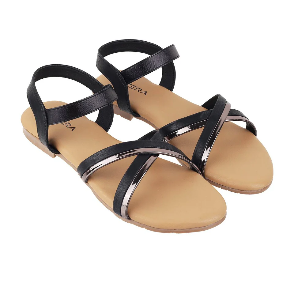 LuxeWeave Cross Strap Wedges