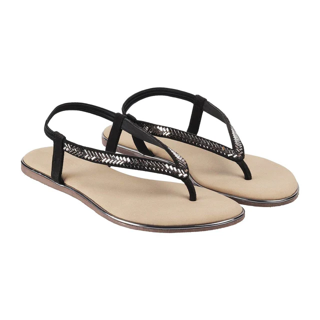 Embellished Flat Sandals