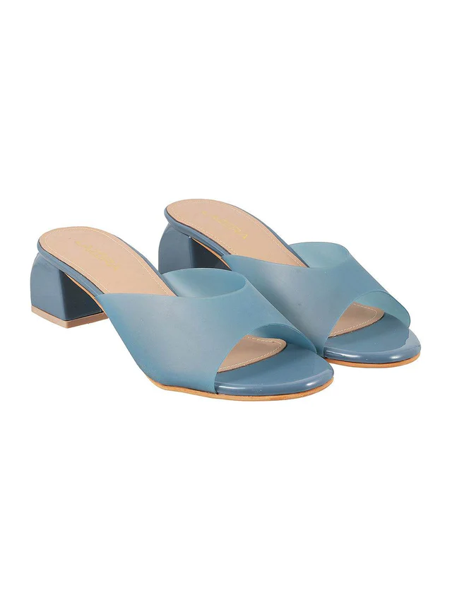 Womens Casual Chic Medium Heel Chappal