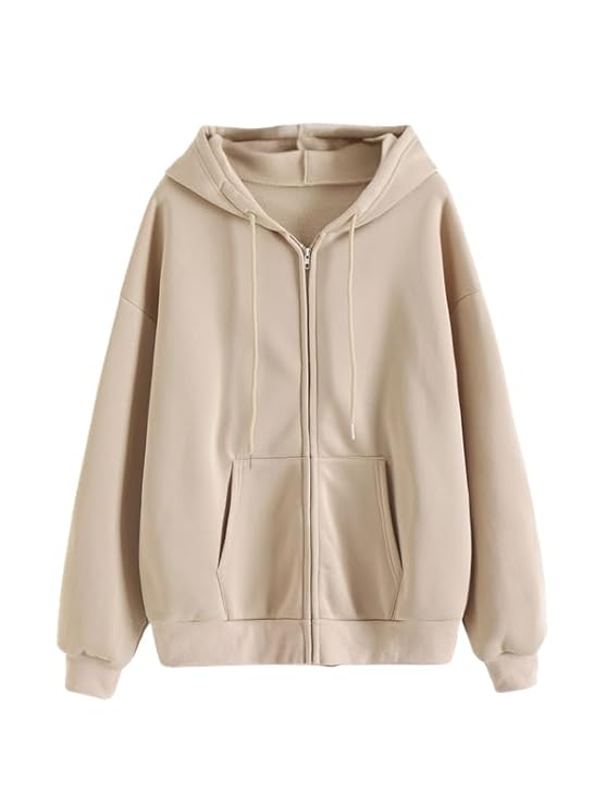 Women’s Polycotton Fleece Plain Full-Zip...