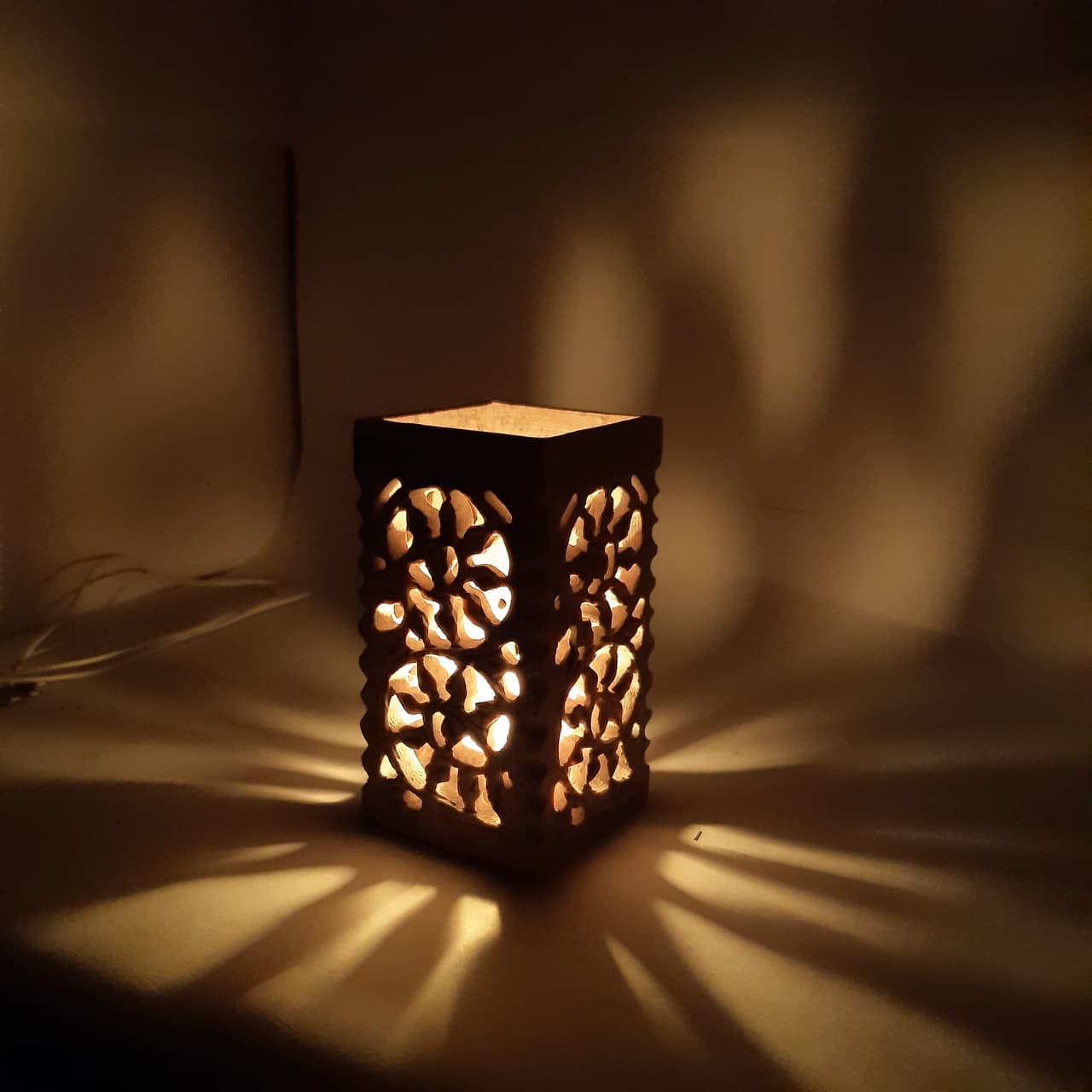 Rectangle Pen Holder And Tealight Marble...