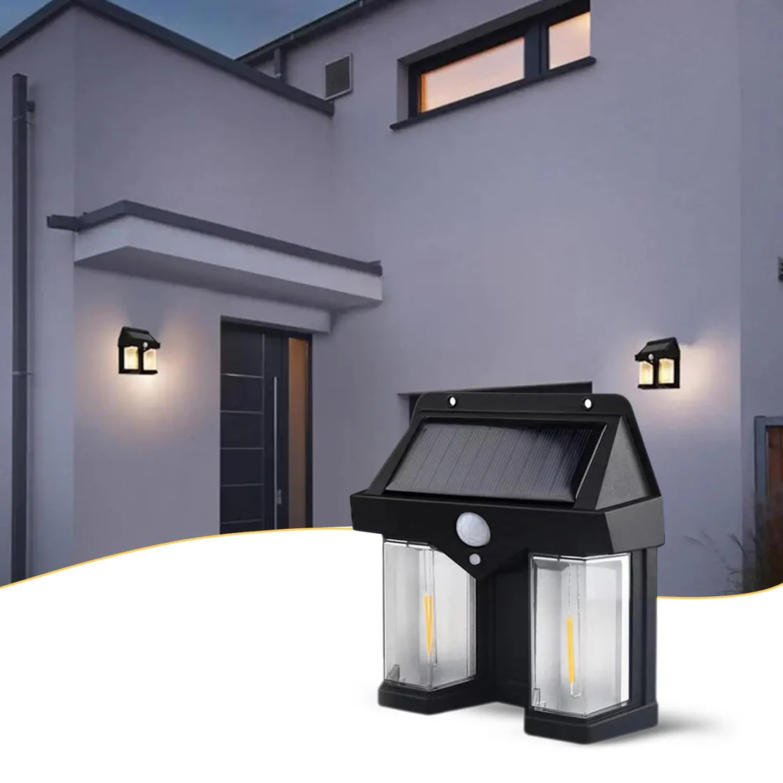 Outdoor Solar Wall Lamp Outdoor Waterpro...