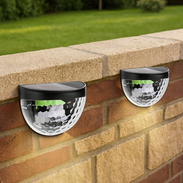 6 LED Solar Powered Wall Mount Fence Lig...