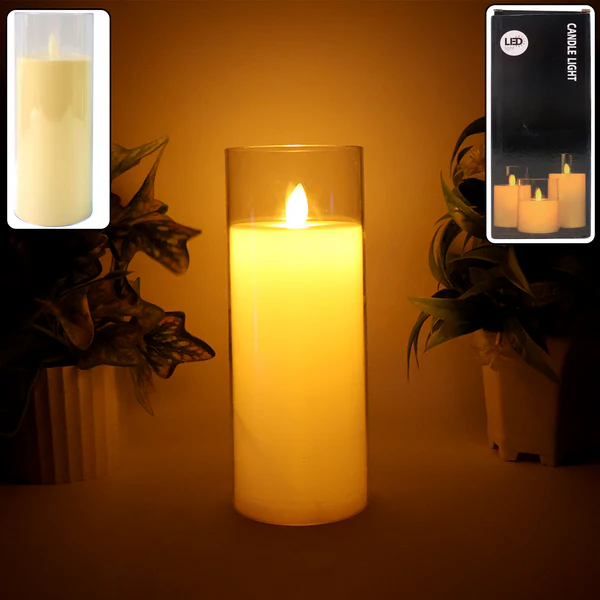 LED Flameless Candle Light with Realisti...