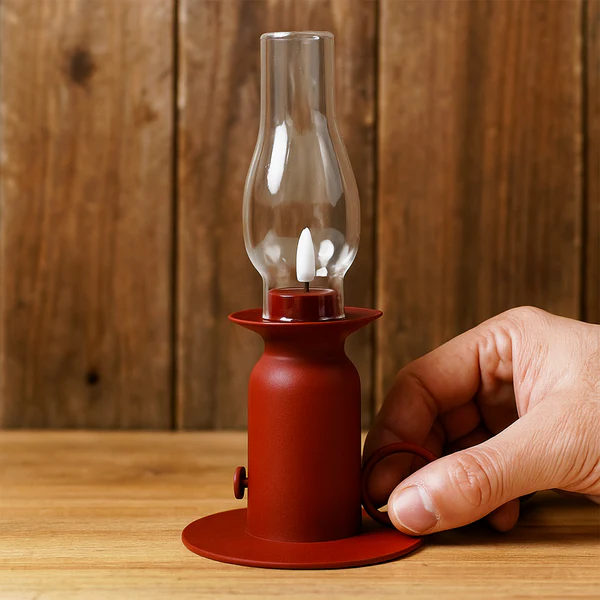 Vintage Style Plastic Candle Light LED L...