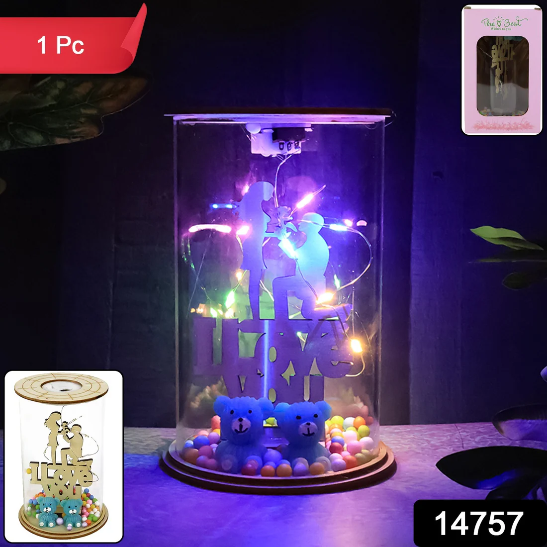 Love You LED Decorative Light Showpiece...