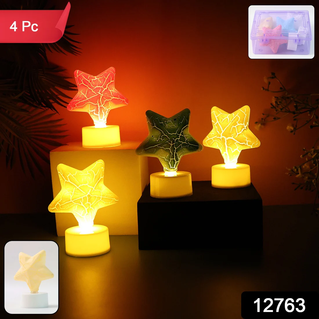 Star Shape Decorative LED Tealight Candl...