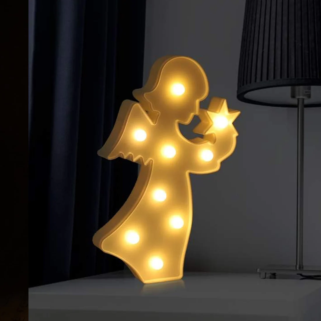 Angel Shaped LED Decorative Night Light...