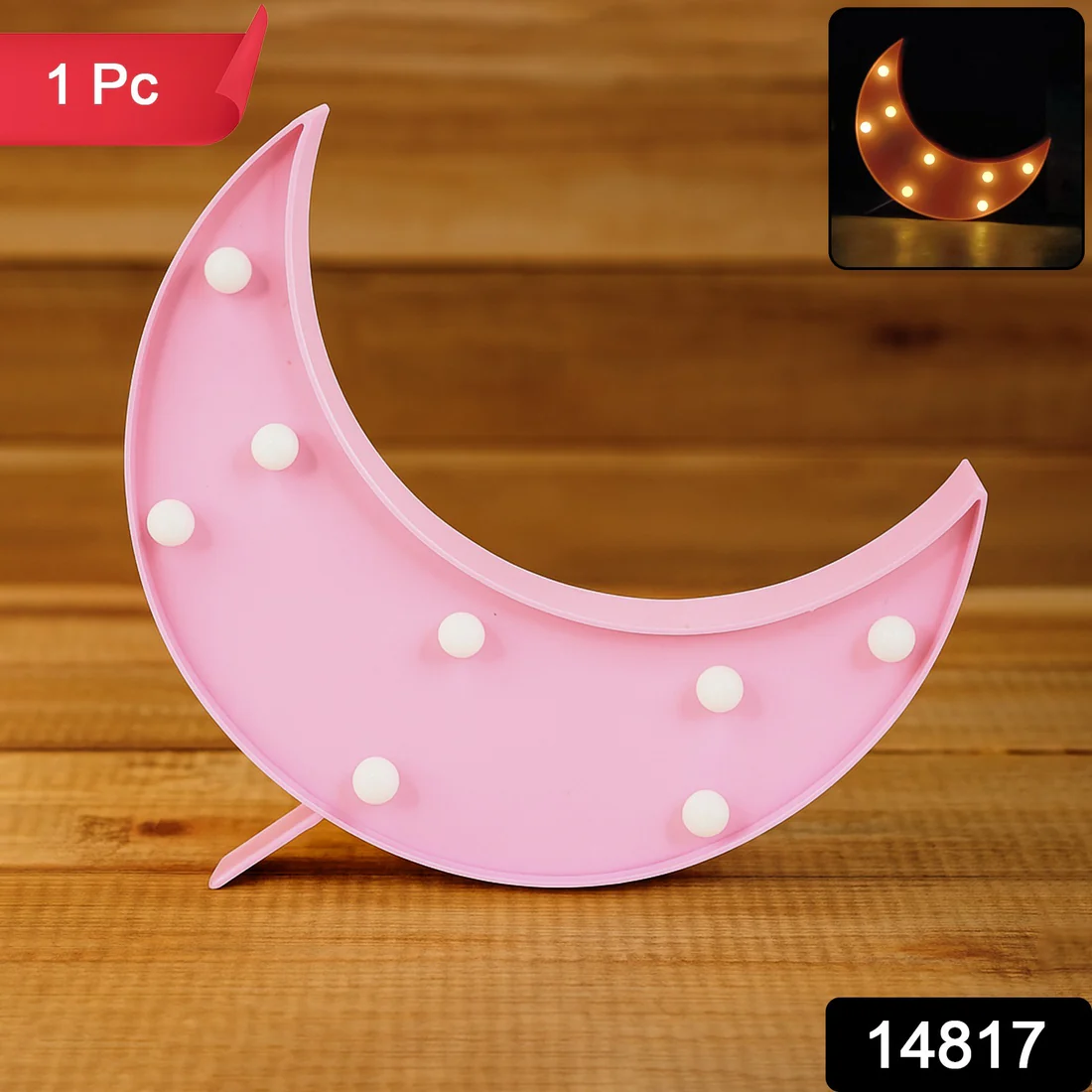 Moon Shaped LED Decorative Night Light (...