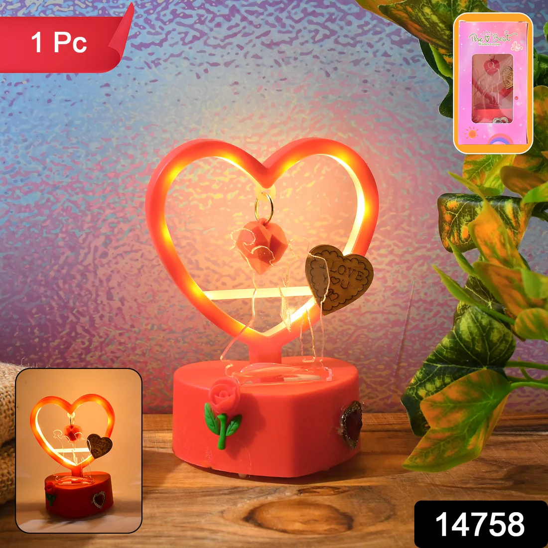 This Romantic Heart-Shaped LED Light Sho...