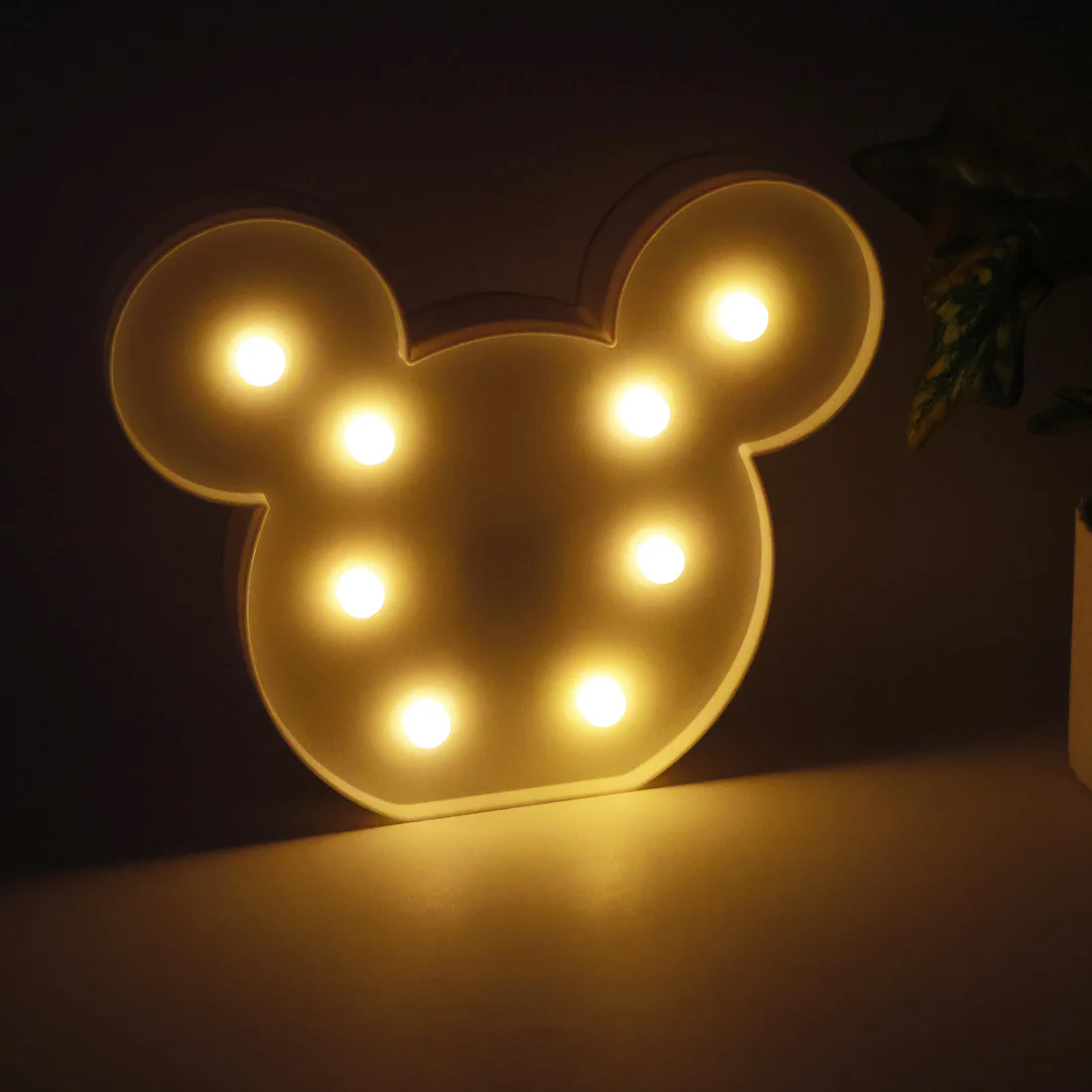 Mickey Shaped LED Decorative Night Light...