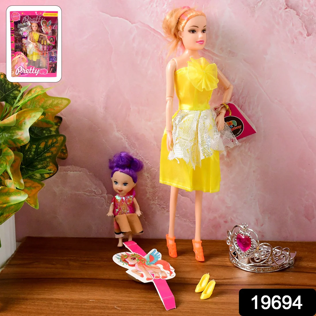 Fashion Doll with Baby Accessories Set (...