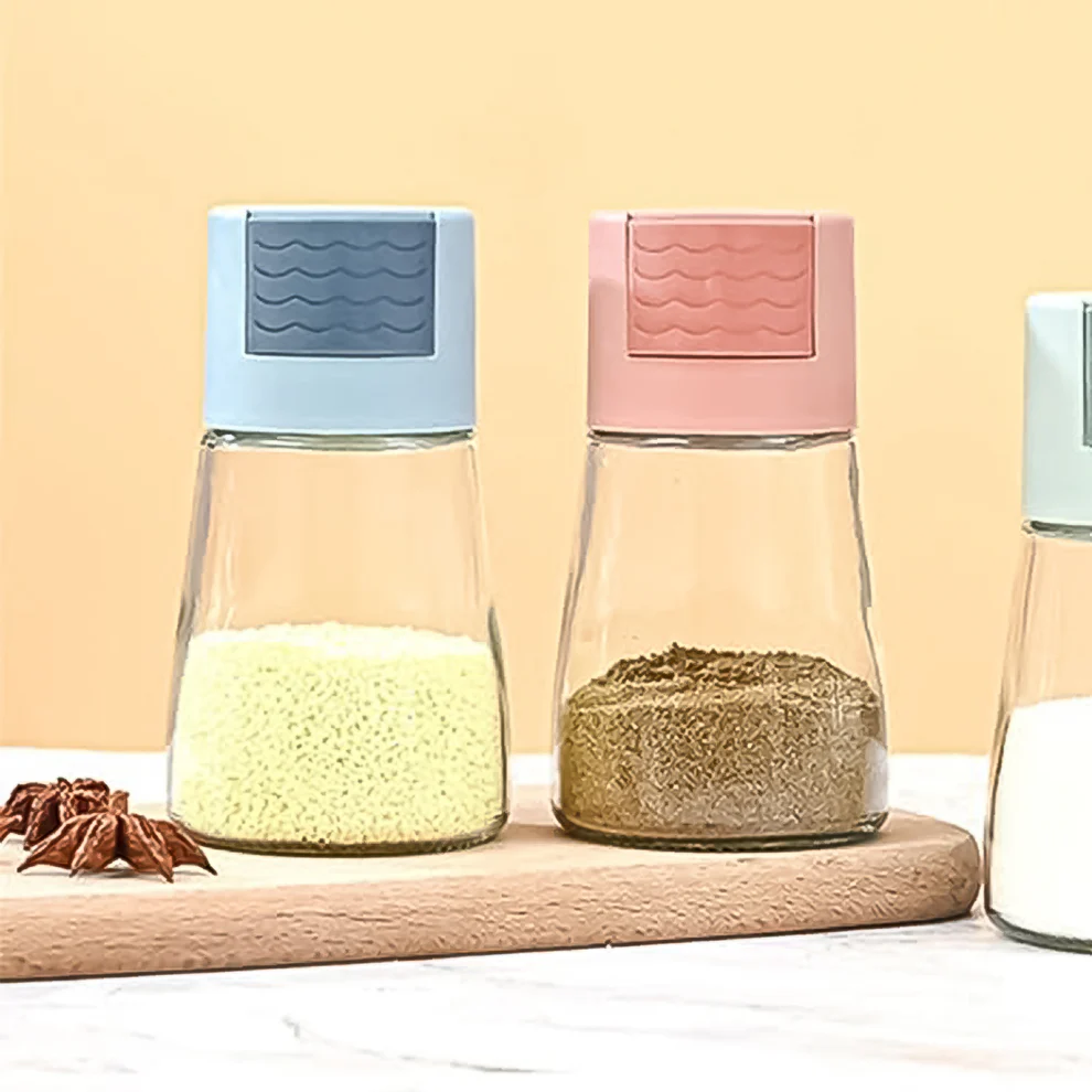 Glass Salt Dispenser for Cooking with 0....