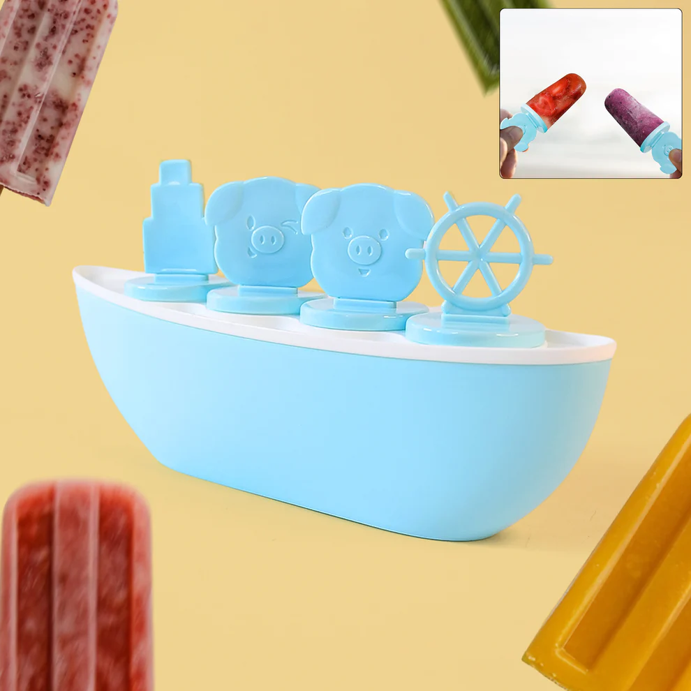 Creative Boat-Shaped Ice Cream Mould wit...