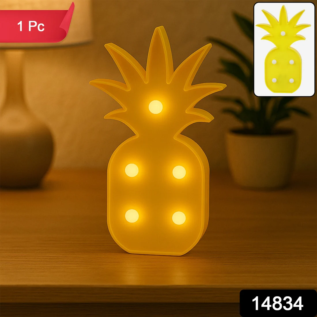 Pineapple Shaped LED Decorative Night Li...