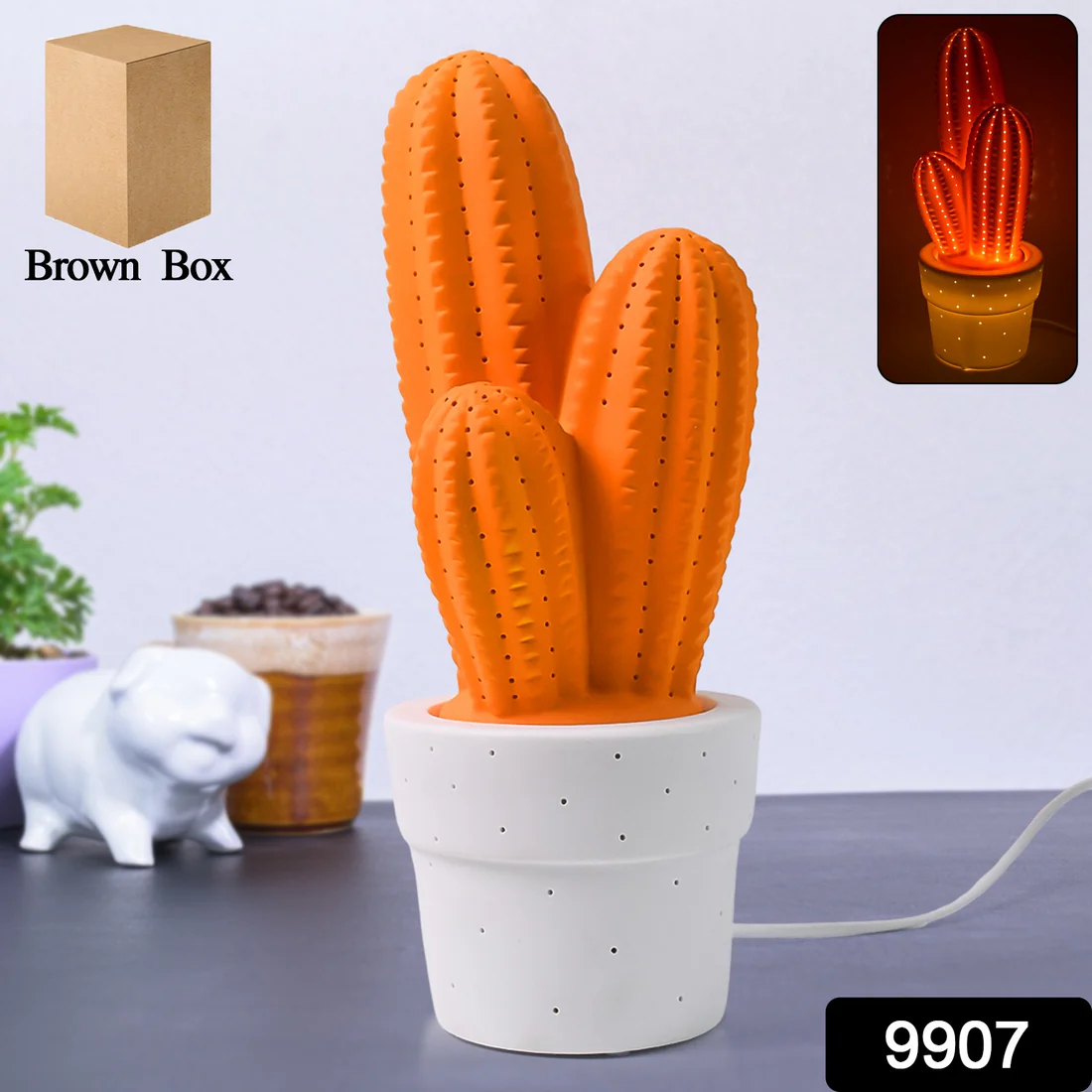 Ceramic Table Lamp Big Desk Lamp (1 Pc)