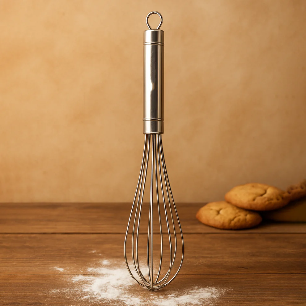 Apex Stainless Steel Medium Hand Whisk (...