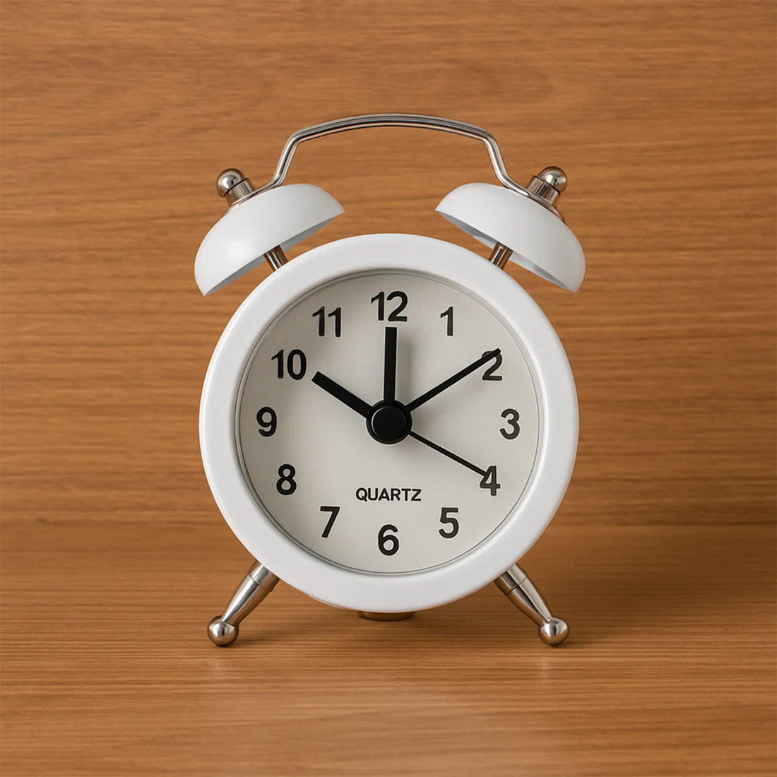 Small Twin-Bell Analog Alarm Clock - (1...
