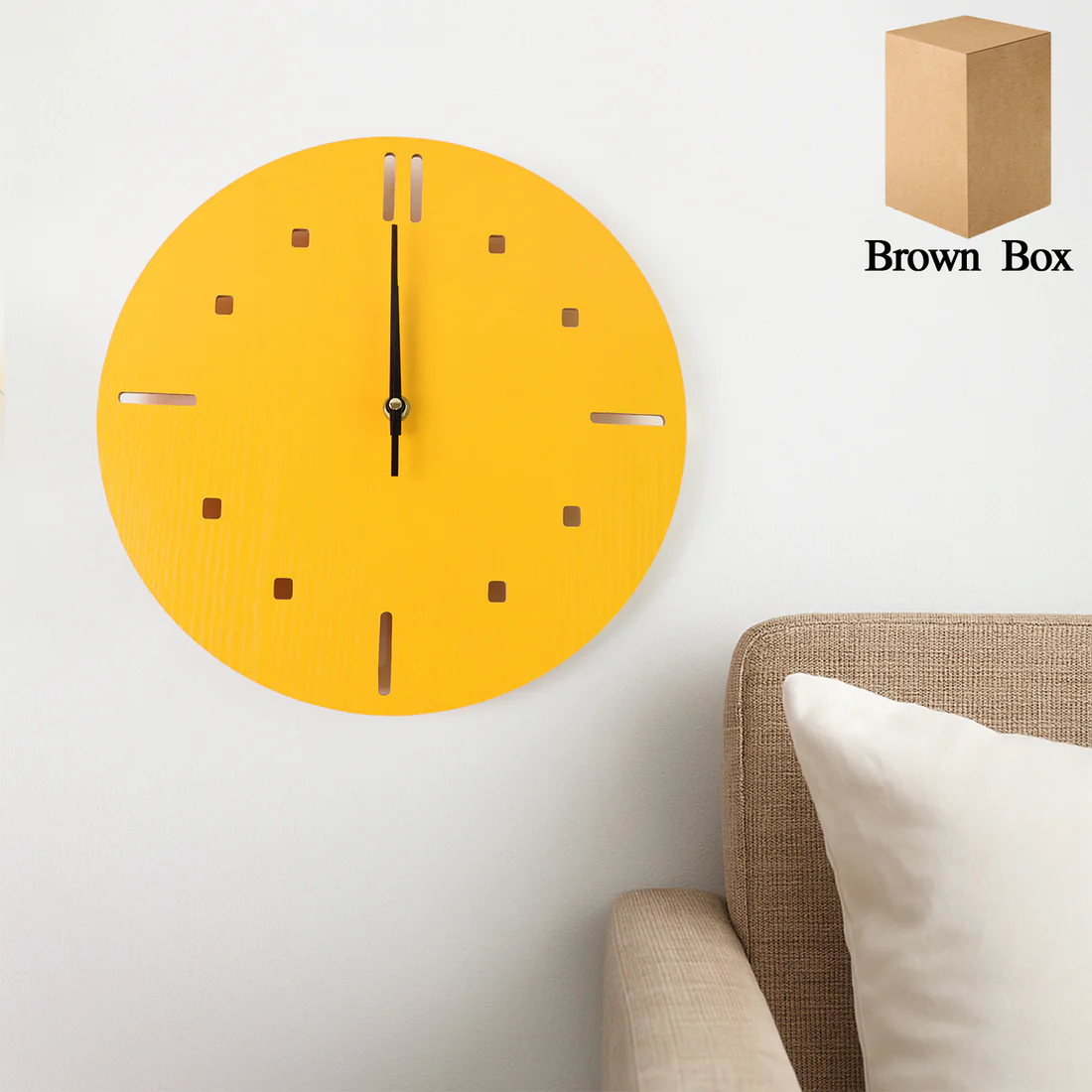 Modern Round Wall Clock Stylish and Sile...