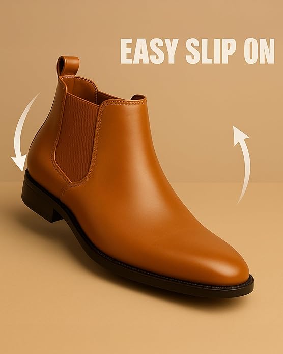 Latest Trendy Men’s Tan Chelsea Boots |...