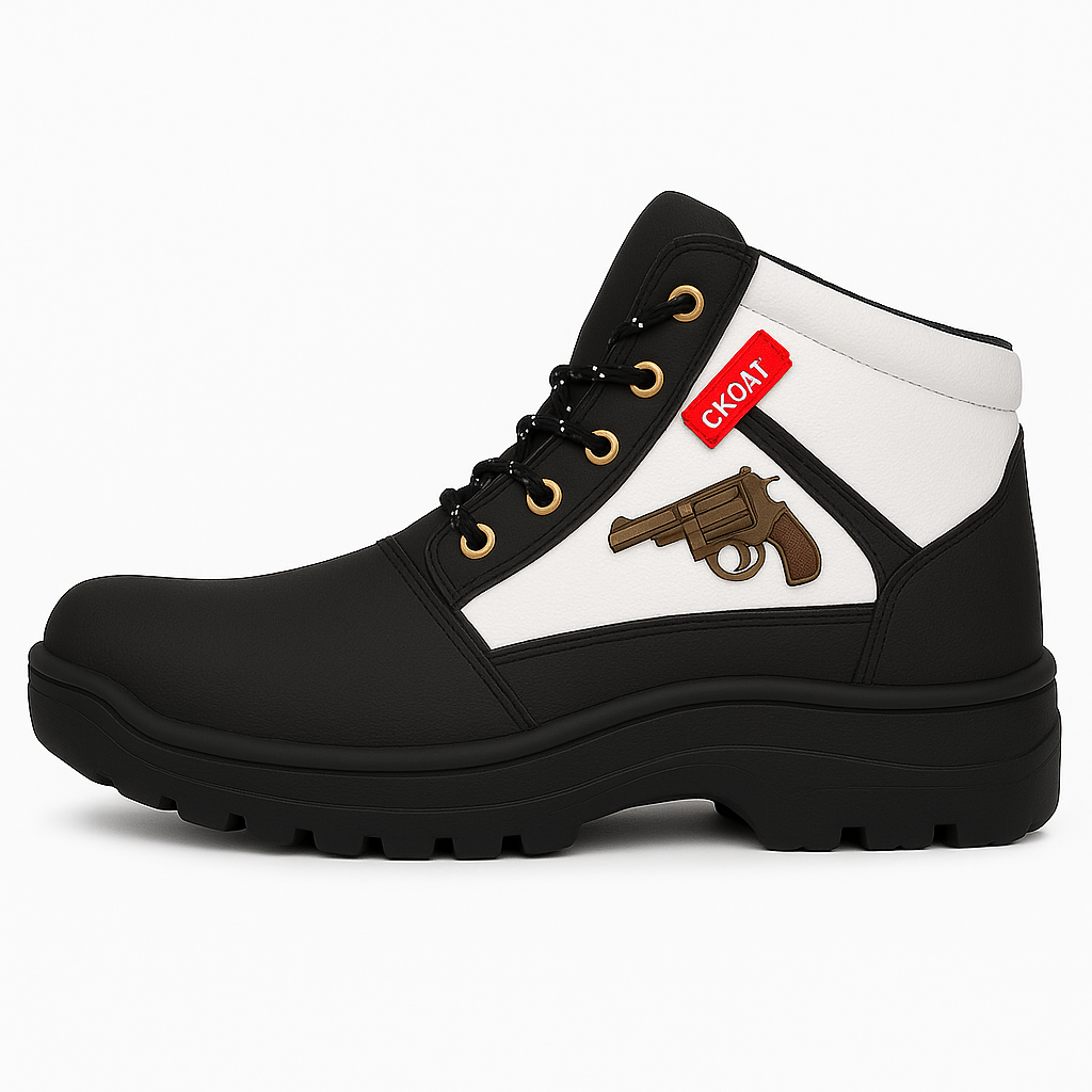 Latest Stylish Men’s Black Gun Boots | P...