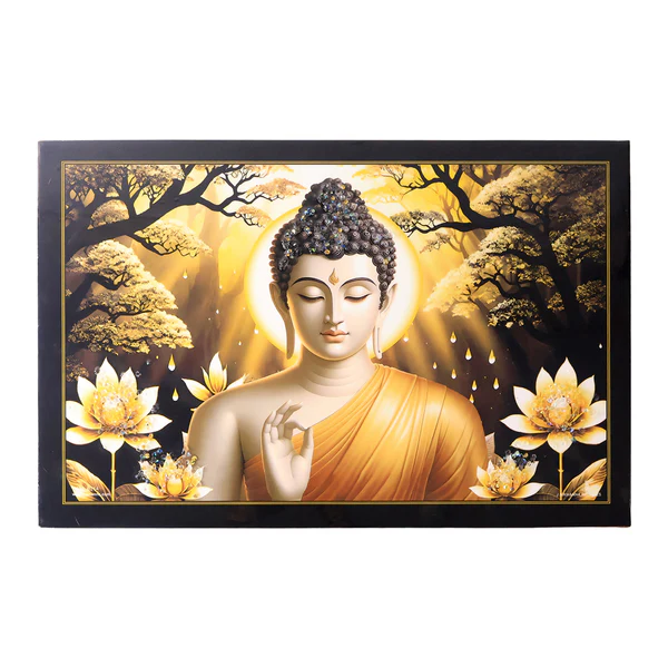 Decorative Lord Buddha Wall Painting wit...