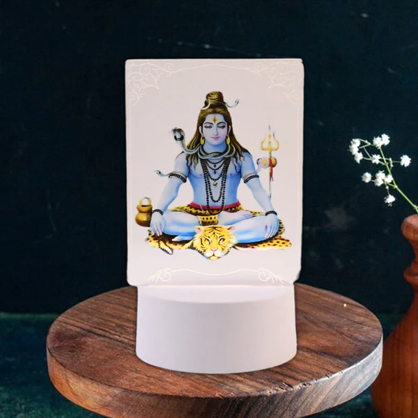 Beautiful 3D Lord Shiva Frame with Soft...