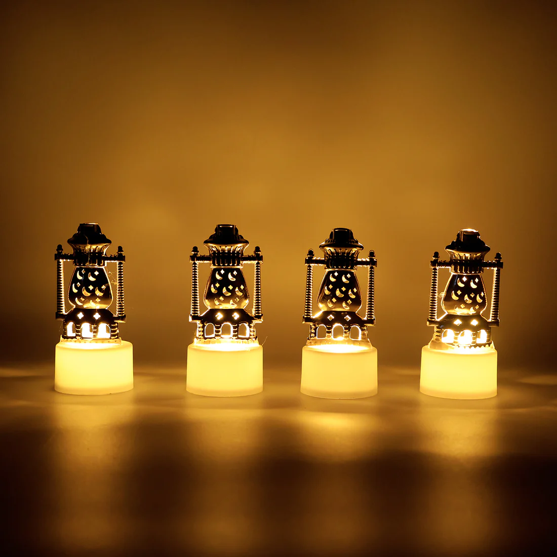 Mini Lantern-Style Flameless LED Tealigh...