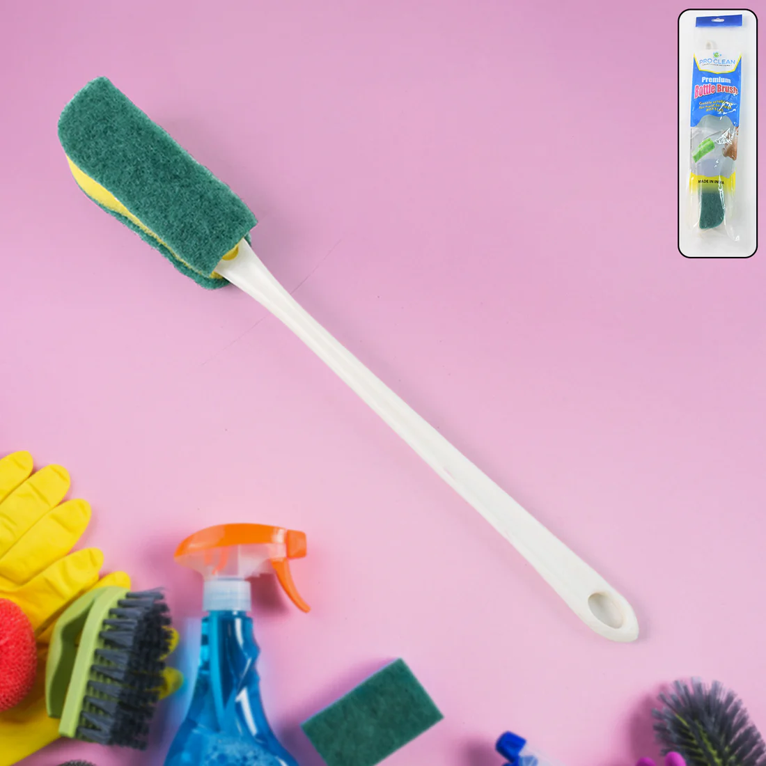Pro Clean Premium Long Handle Bottle (1...