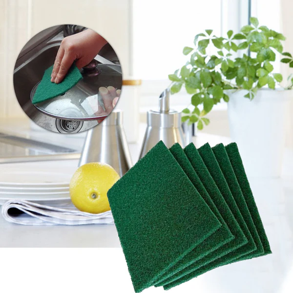 Scrub Sponge Cleaning Pads Aqua Green (P...