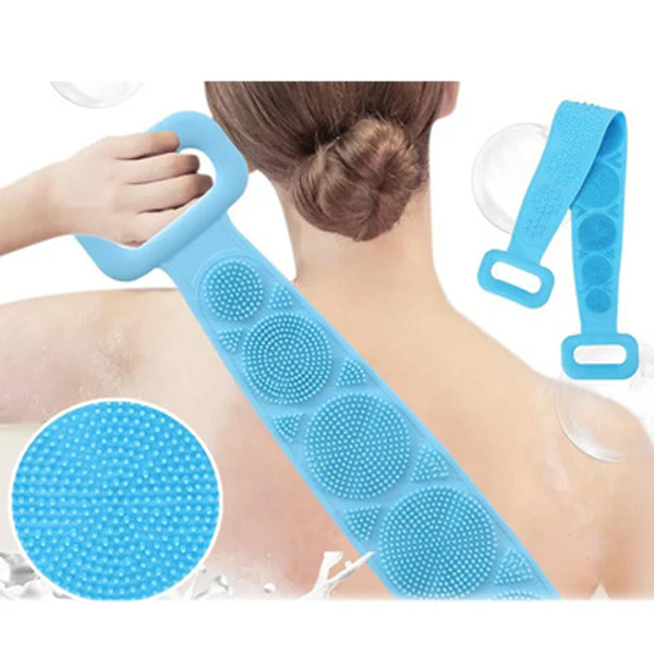 Silicone Body Back Scrubber Double Side...