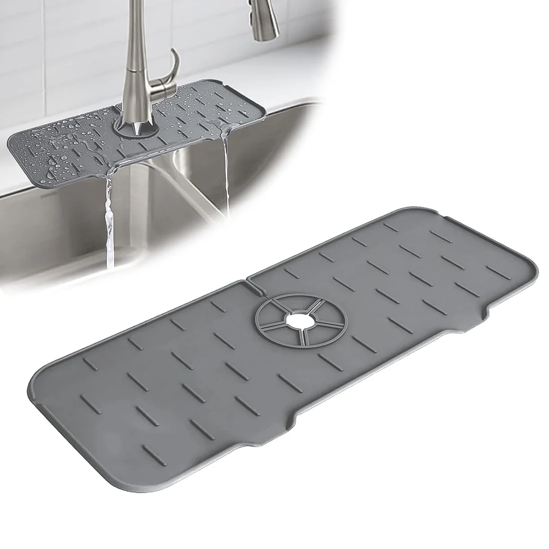 Silicone Sink Faucet Pad / Mat (1 Pc / 3...