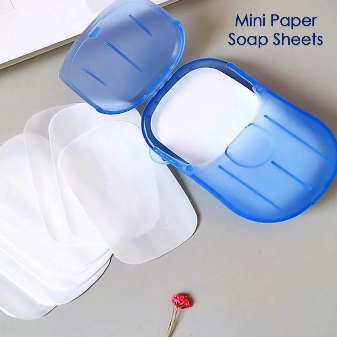 Travel Paper Soap Sheet with Mini Box (2...