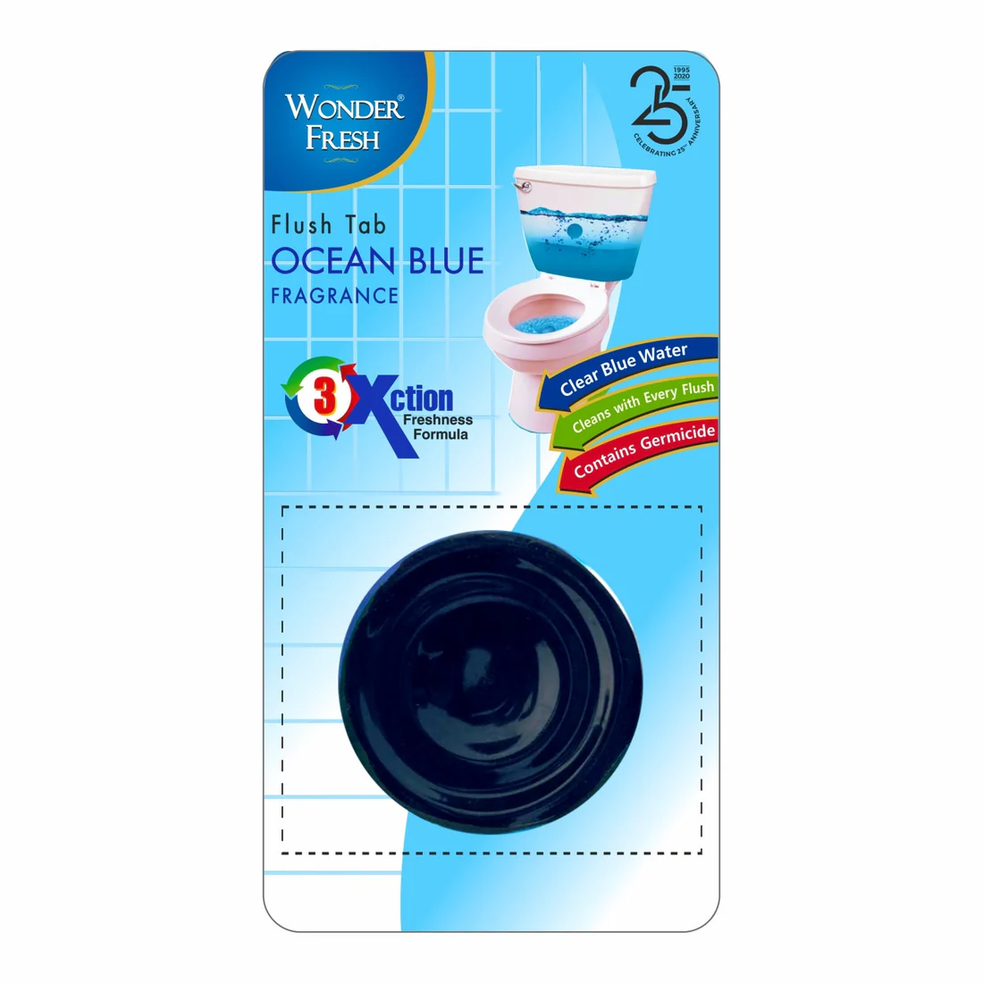 Toilet Cleaner Flush Tab (Ocean Blue) -...