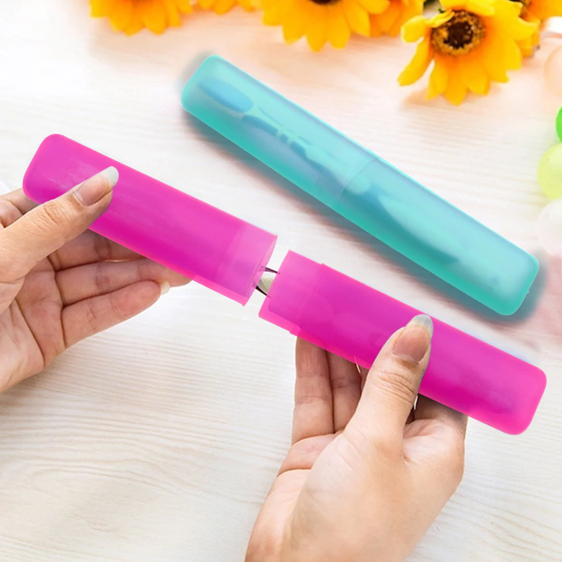 Portable Dust-Proof Toothbrush Cases Too...
