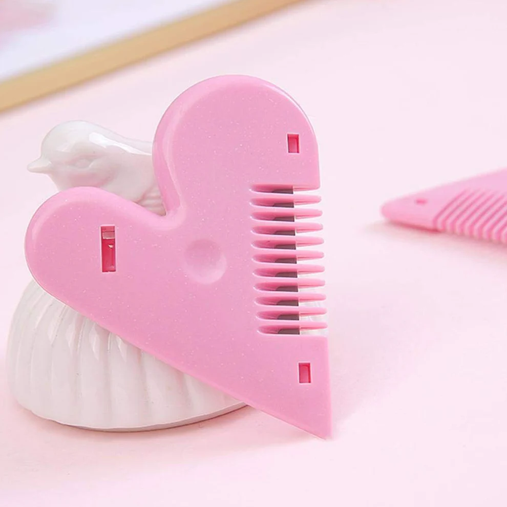 Heart Shape Plastic Hair Cutting Scissor...