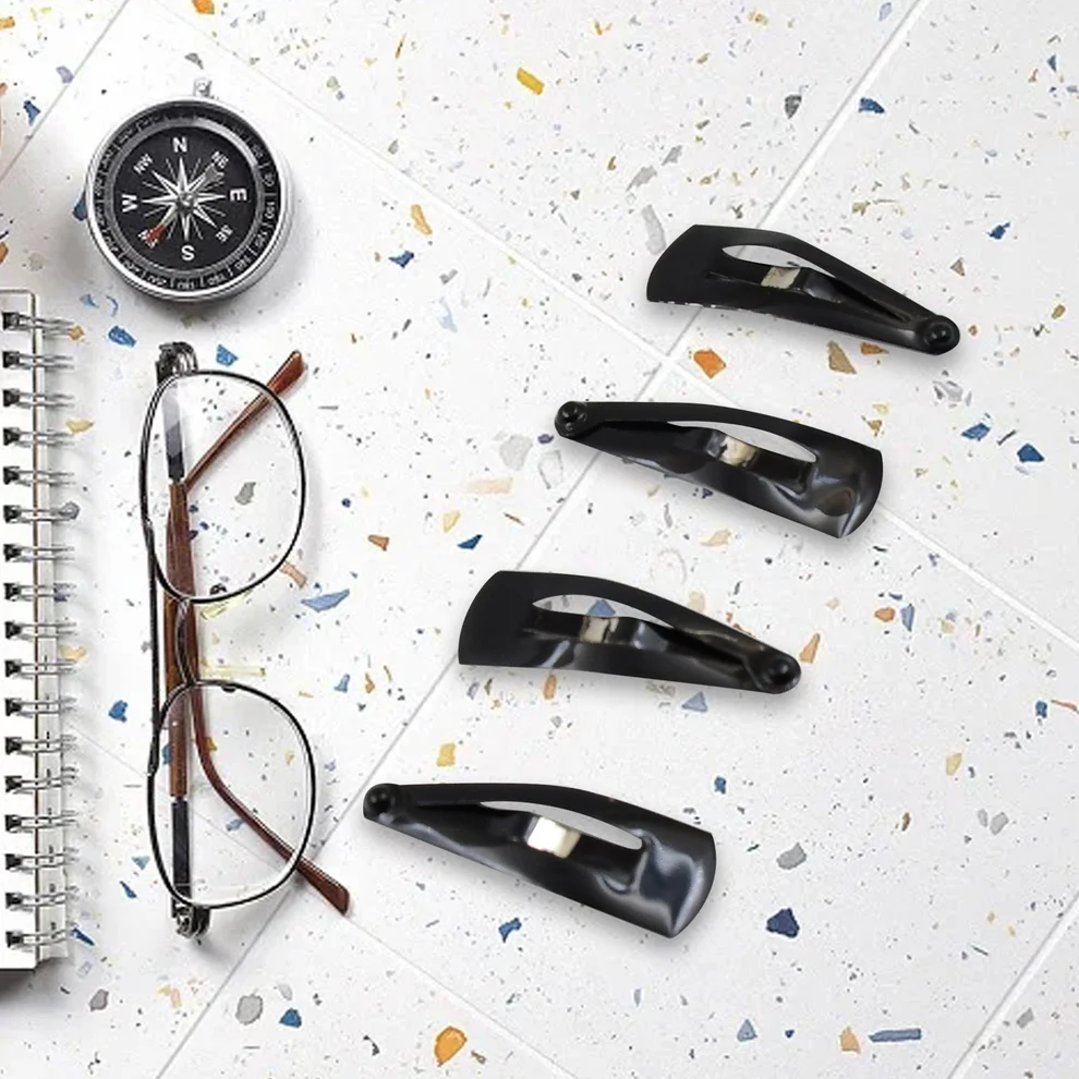 Metal Tik Tak Hair Clips (12 Pcs Set), H...