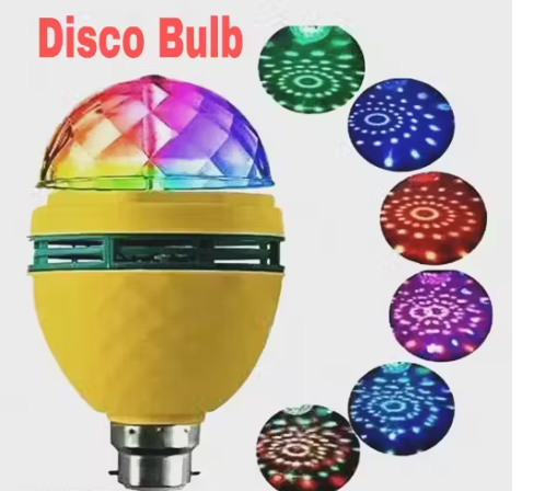 DISCO Light Bulb 360 Degree LED Rotating...