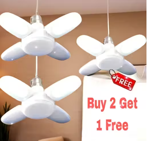 LIGHT 25 WATT 4 FAN LED BULB LIGHT HOME...