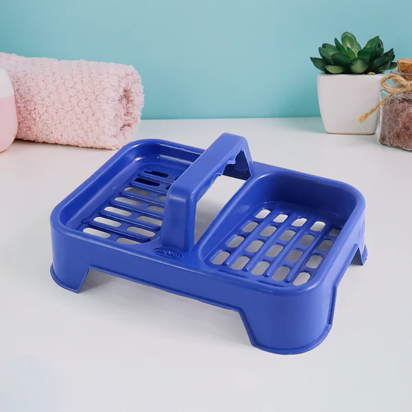 Premium 2-in-1 Double Soap Dish Stand (1...