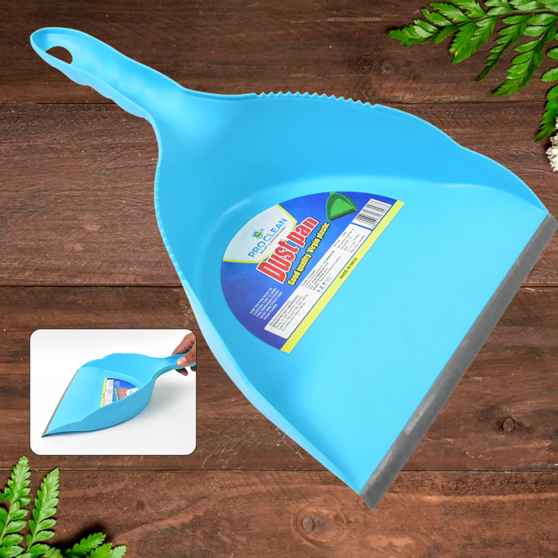 Heavy Plastic Dustpan with Handle, Supdi...